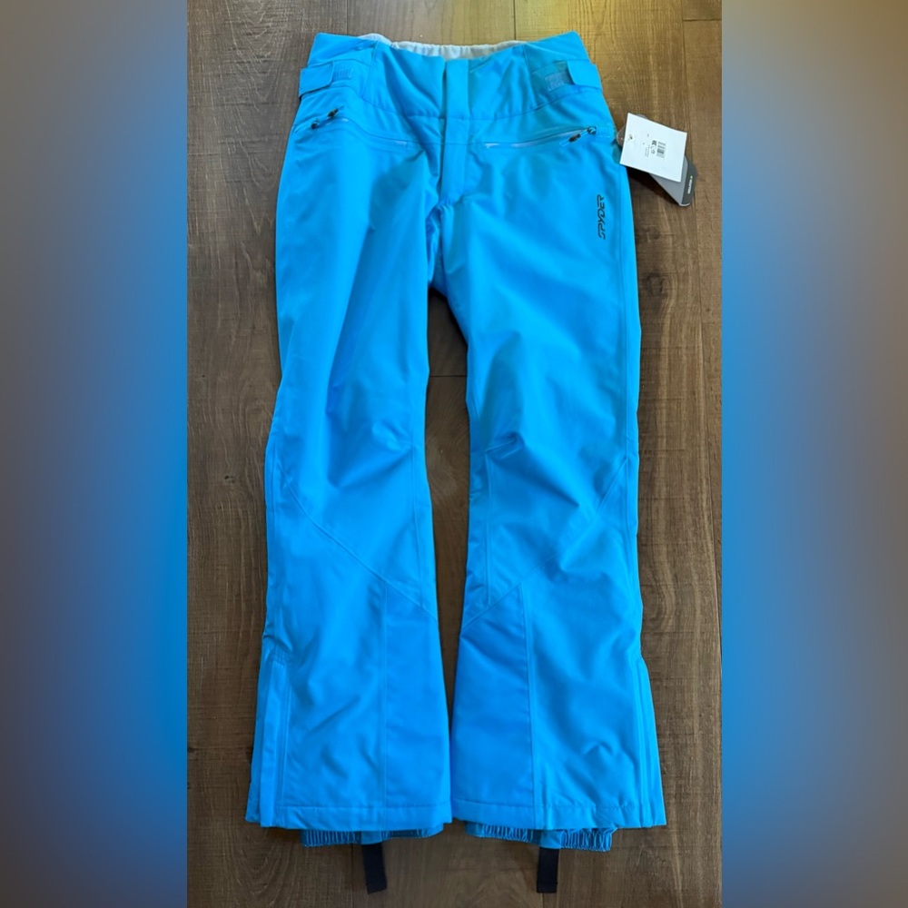 New Spyder Women’s Winner Pants in blue with tags